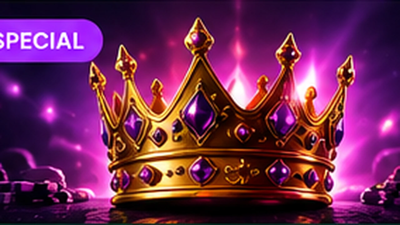 Special tournament crown and prize atmosphere