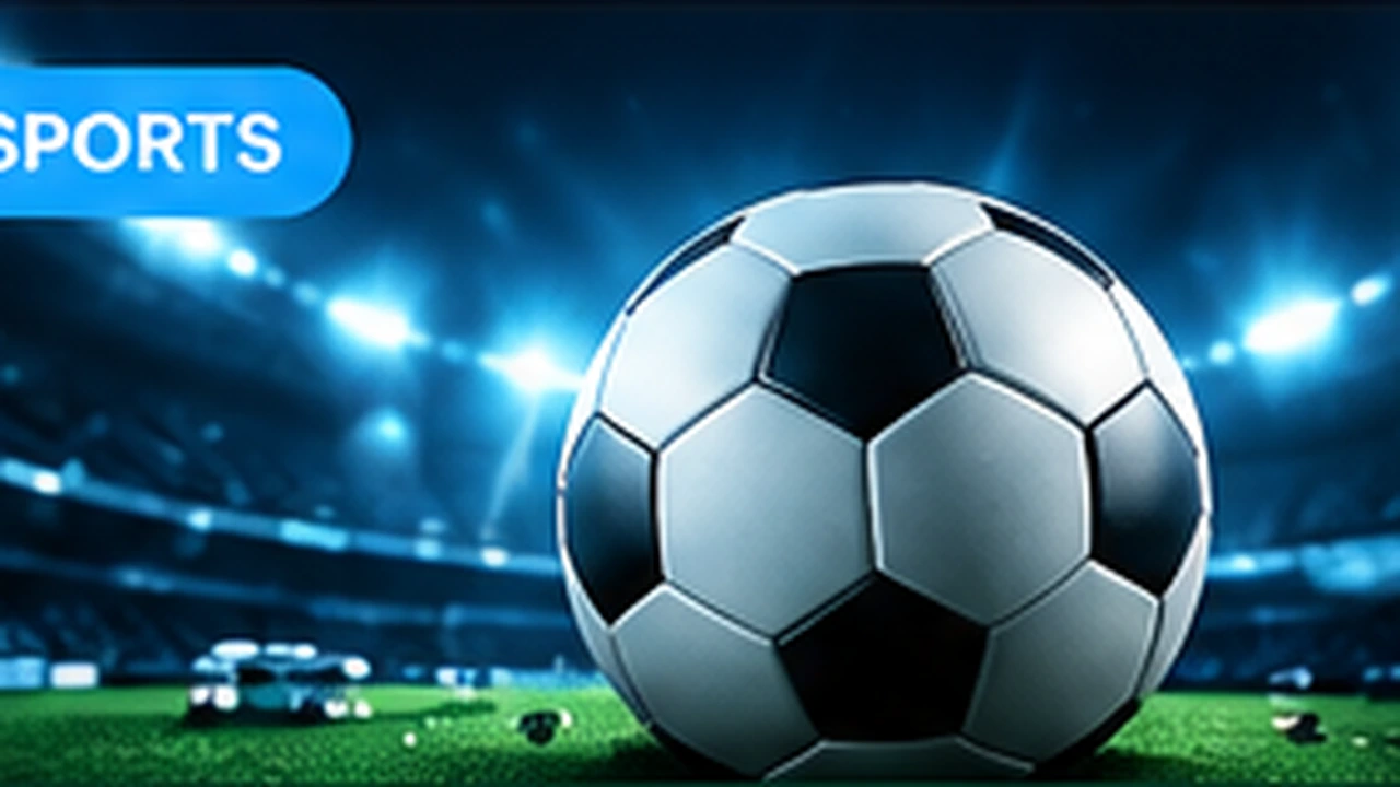 Football stadium sports tournament scene